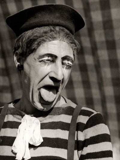 Porträt eines Clowns, Italien, um 1950 von Vincenzo Balocchi