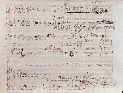 Notenblatt für Der Pirat, Oper von Vincenzo Bellini von Vincenzo Bellini