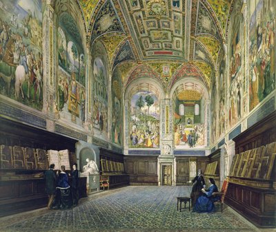 Die Piccolomini-Bibliothek, Siena von Vincenzo Marchi