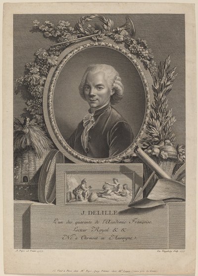 Jacques Delille von Vincenzo Vangelisti after André Pujos