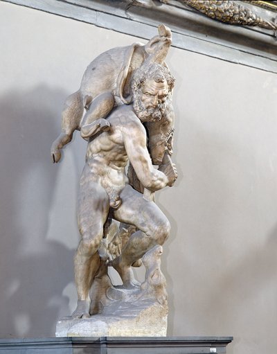 Arbeiten des Herkules, Salone dei Cinquecento von Vincenzo di Raffaello de