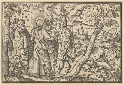 Christus prophezeit die Zerstörung Jerusalems von Virgil Solis