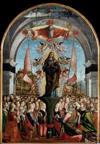 Zyklus des Lebens der Heiligen Ursula: Die Apotheose der Heiligen Ursula (letzte Episode) von Vittore Carpaccio