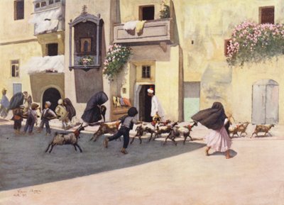 Malta: Eine typische Ecke in einem beliebten Viertel von Valletta von Vittorio Boron