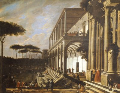 Fest in der Villa von Poggioreale von Viviano Codazzi