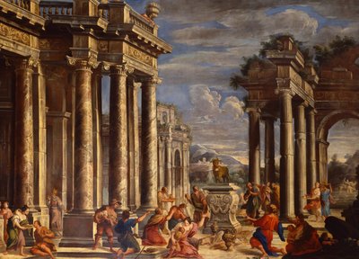 Die Anbetung des Goldenen Kalbs von Viviano Codazzi