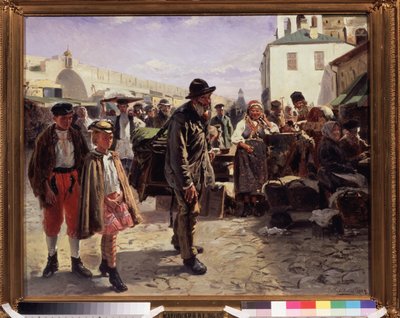 Der Leierkastenmann von Vladimir Egorovic Makovsky