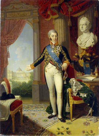 Porträt des Grafen Nikolai Petrovich Sheremetev von Vladimir Lukich Borovikovsky