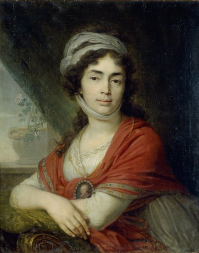 Porträt von Maria Marfa Dmitrievna Dunina, geb. Norova, 1799 von Vladimir Lukich Borovikovsky