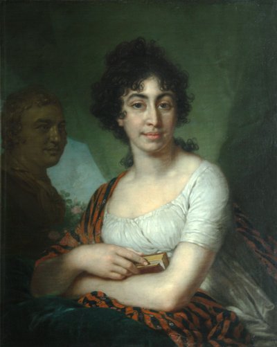 Porträt von Varvara Monycharova Arapetova von Vladimir Lukich Borovikovsky