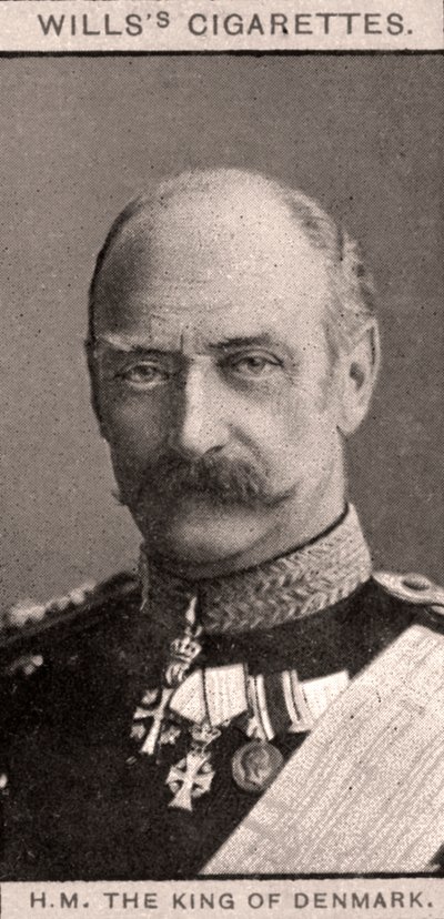 Seine Majestät der König von Dänemark von WD and HO Wills