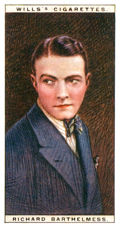 Richard Barthelmess 1895-1963, amerikanischer Filmstar, 1928 von WD and HO Wills