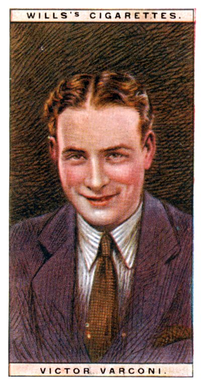 Victor Varconi 1891-1976, ungarischer Schauspieler, 1928 von WD and HO Wills