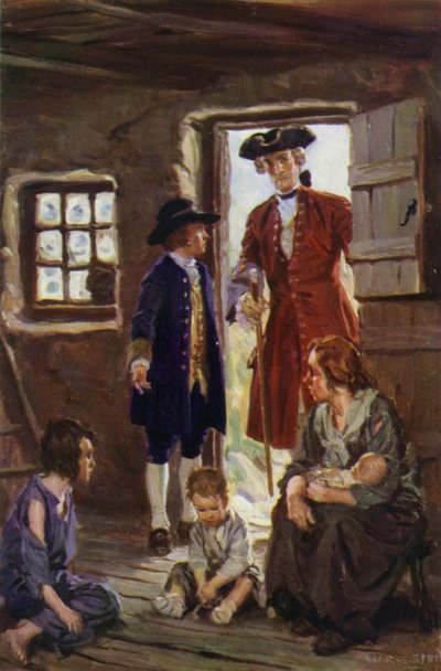 "Der junge Jones zog ihn heimlich zur Behausung von Black George" von W.R.S. (after) Stott