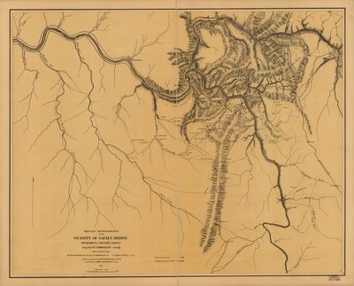 Militärische Aufklärung in der Nähe von Gauley Bridge, Department of Western Virginia, Brig. Genl. W. S. Rosecrans, kommandierend, 11. September bis 15. November 1861 von W. F. Raynolds