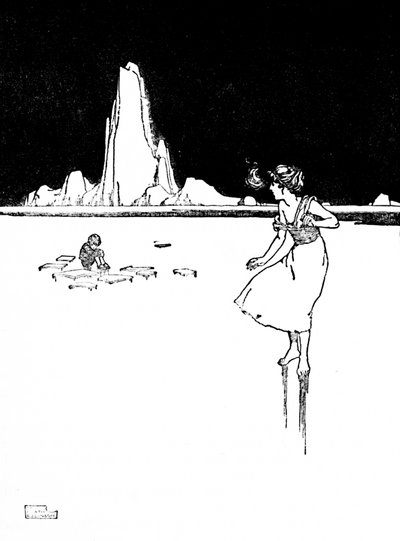 Sie betrat die große, kalte, leere Halle von William Heath Robinson
