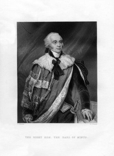 Gilbert Elliot Murray-Kynynmound, 1. Earl of Minto, 19. Jahrhundert von W. J. Edwards