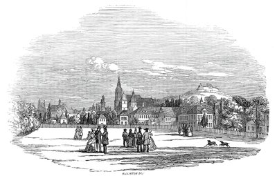Coburg - nach der Zeichnung Seiner Königlichen Hoheit Prinz Albert (1845) von W. J. Linton