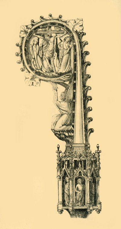 Kopf eines Hirtenstabs, 14. Jahrhundert, 1881 von W. M. McGill