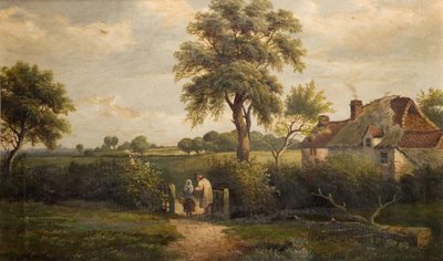 Hüttenszene, Marston Green, 1870 von W P Cartwright