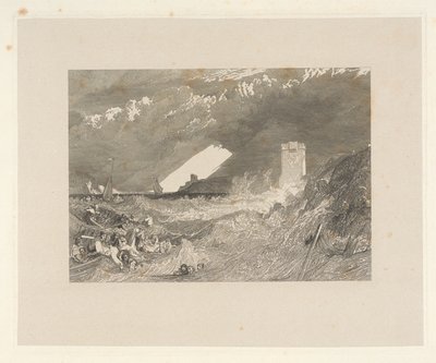 Eingang zum Hafen von Fowey, Cornwall von W. R. Smith