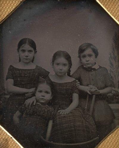 Professor Schneiders Kinder, ca. 1842 von William and Frederick Langenheim