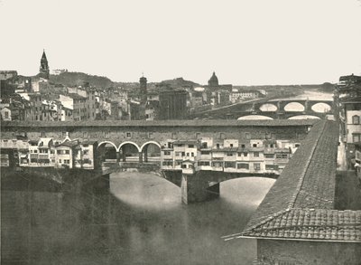 Die Ponte Vecchio, Florenz, Italien, 1895 von W and S Ltd