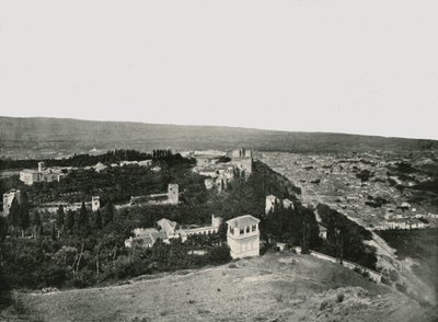 Die Stadt und die Alhambra, Granada, Spanien, 1895 von W and S Ltd