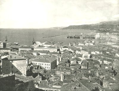 Stadt und Hafen, Triest, Italien, 1895 von W and S Ltd