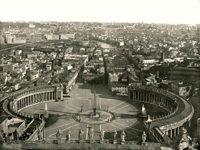 Blick von der Kuppel des Petersdoms, Rom, Italien, 1895 von W and S Ltd