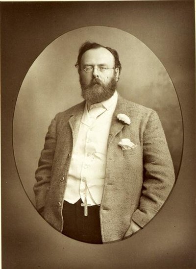 Porträt von Robert Buchanan (1841-1901) von Walery Rzewuski
