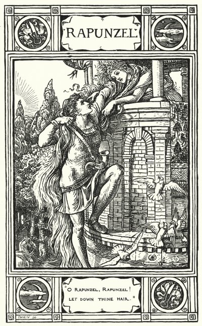 Rapunzel von Walter (after) Crane
