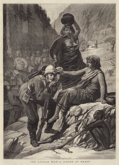 Der afghanische Krieg, eine Schwester der Barmherzigkeit von Walter Charles Horsley