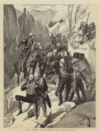Der Afghanische Krieg, Warten auf die Elefanten von Walter Charles Horsley