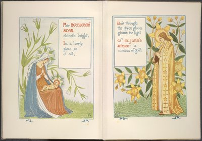 Bethlehemstern und Johanniskraut von Walter Crane