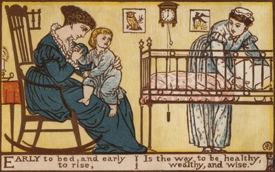 Früh zu Bett und früh aufstehen von Walter Crane