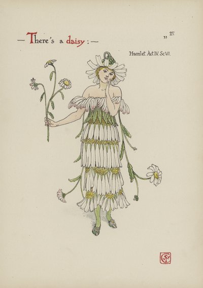 Blumen aus Shakespeares Garten von Walter Crane
