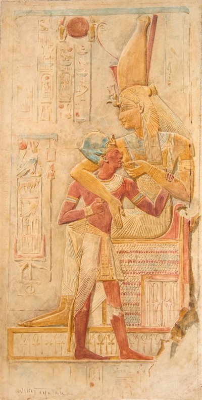 Isis stillt Seti I, Abydos von Walter Frederick Roofe Tyndale