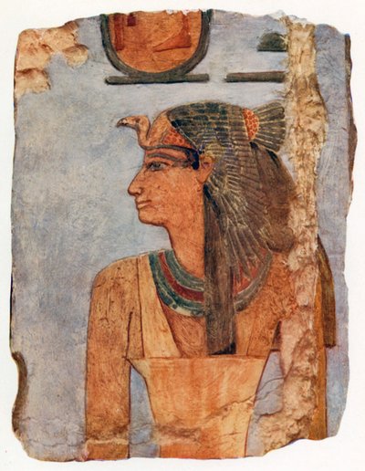 Senseneb, im Tempel von Hatshepsu in Der El-Bahri von Walter Frederick Roofe Tyndale