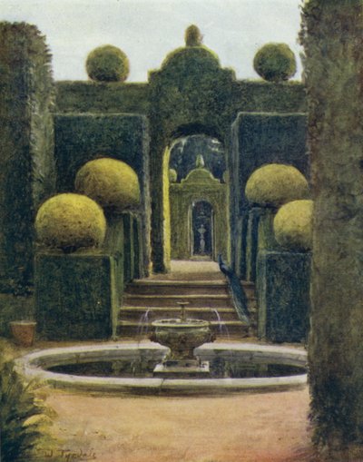Der New Forest: Im Brokenhurst Park Garten von Walter Frederick Roofe Tyndale