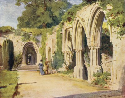 Der New Forest: Die Kreuzgänge, Beaulieu Abbey von Walter Frederick Roofe Tyndale