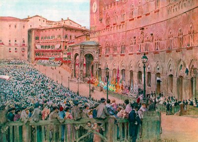 Das Palio von Siena von Walter Frederick Roofe Tyndale