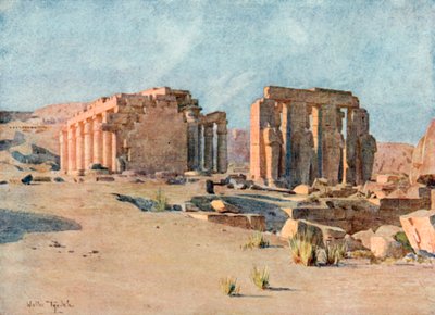 Das Ramesseum in Theben von Walter Frederick Roofe Tyndale