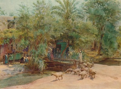 Das Dorf Marg, um 1905, 1912 von Walter Frederick Roofe Tyndale