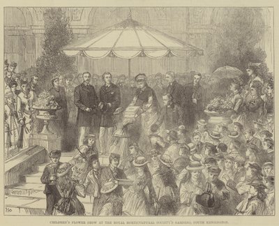 Blumenschau für Kinder in den Gärten der Royal Horticultural Society, South Kensington von Walter Paget