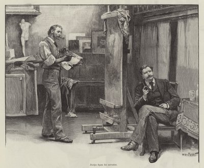 Die Jagd nach dem Wohlgeliebten, von Thomas Hardy von Walter Paget