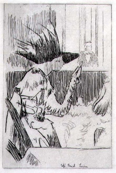Cafe Royal in London von Walter Richard Sickert