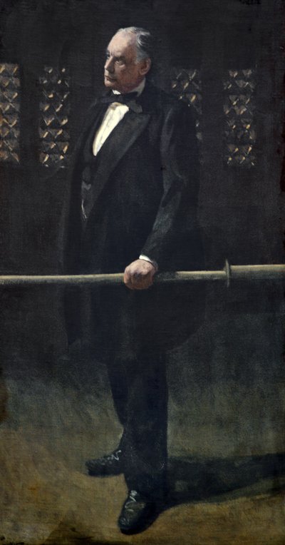 Charles Bradlaugh an der Bar im House of Commons von Walter Richard Sickert