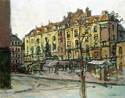 La Place Nationale mit le Grande Duquesne, Dieppe von Walter Richard Sickert