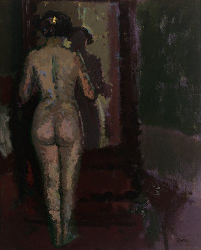 Akt am Spiegel, Sally, ca. 1907-09 von Walter Richard Sickert